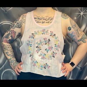 Disney cropped muscle tank